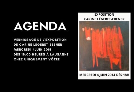 Vernissage de l'exposition de Carine Légeret-Ebener